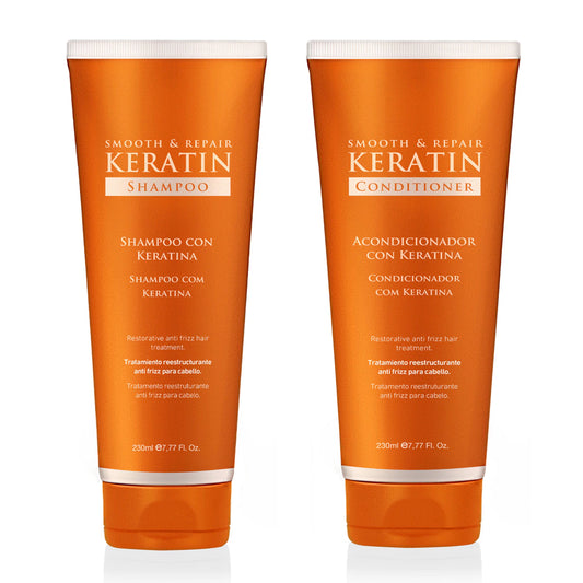 Pack Shampoo + Acondicionador De Keratina Fidelite 230ml