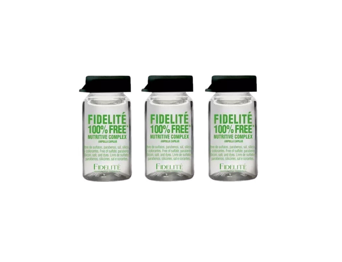 Ampollas Complejo Nutritivo Free Fidelite 15ml x 3 unidades