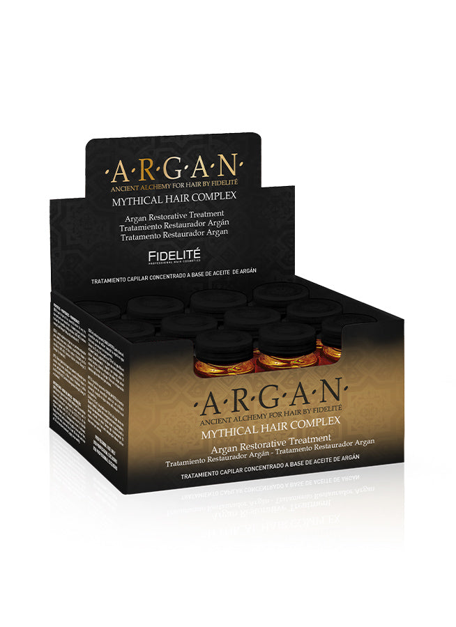 Caja De Ampollas Argan Nutrición Fidelite 15ml x 12 unidades